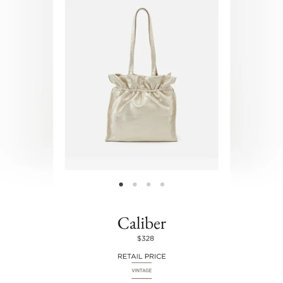 HOBO International Caliber in pearled silver metallic leather - Picture 2 of 16